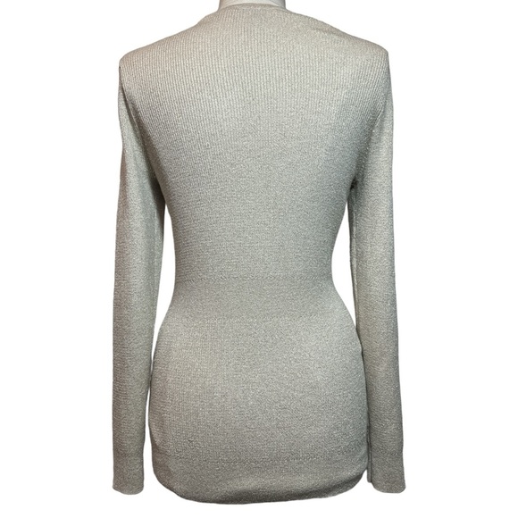 White House Black Market Tall Metallic Cardigan - Picture 2 of 7